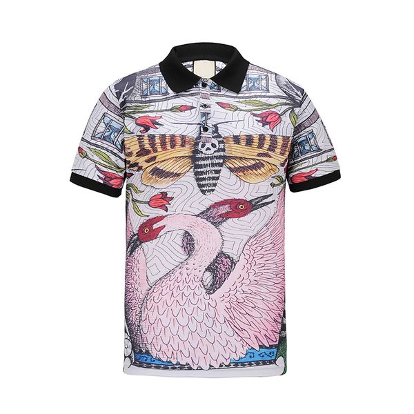 men's polos summer polo t shirt casual goose tiger printed animal designer fashion men tees turn-down collar short sleeve, White;black
men's polos summer polo t shirt casual goose tiger printed animal designer fashion men tees turn-down collar short sleeve, White;black