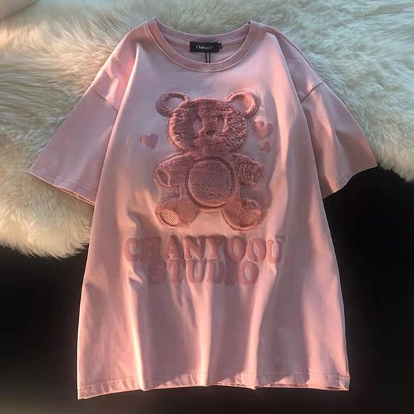 women's t-shirt women's t-shirts harajuku girls plus size cute women letter jacquard short sleeves loose summer tshirt bear white
women's t-shirt women's t-shirts harajuku girls plus size cute women letter jacquard short sleeves loose summer tshirt bear white