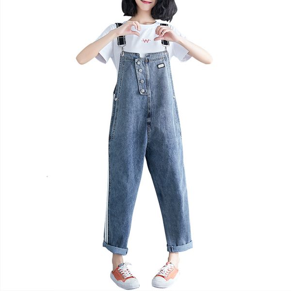 women's jumpsuits & rompers denim overalls cotton retro loose womens pockets ankle length korean casual solid pants bodysuits 1d38, Black;white
women's jumpsuits & rompers denim overalls cotton retro loose womens pockets ankle length korean casual solid pants bodysuits 1d38, Black;white