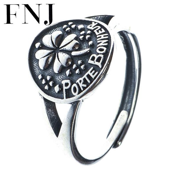 cluster rings fnj 925 silver clover adjustable size 100% original real s925 solid ring for women jewelry fine, Golden;silver
cluster rings fnj 925 silver clover adjustable size 100% original real s925 solid ring for women jewelry fine, Golden;silver