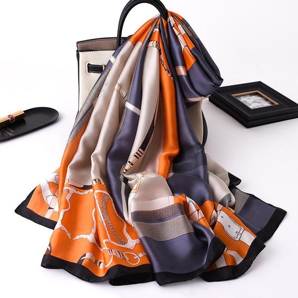 scarves 2021 large size silk shawl wrap pashmina scarf women spring summer beach stoles design print female foulard, Blue;gray
scarves 2021 large size silk shawl wrap pashmina scarf women spring summer beach stoles design print female foulard, Blue;gray