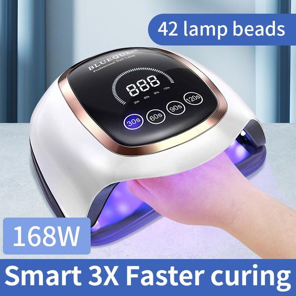 nail dryers dodoohome 168w uv lamp dryer manicure tools quick dry for gel with dual light source
nail dryers dodoohome 168w uv lamp dryer manicure tools quick dry for gel with dual light source