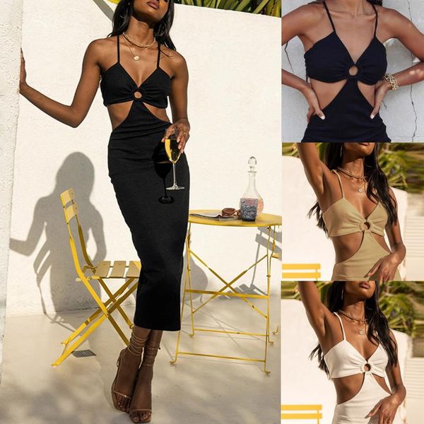 casual dresses women dress ruffle back elegant temperament slim summer evening sling for 2021 solid robe femme, Black;gray
casual dresses women dress ruffle back elegant temperament slim summer evening sling for 2021 solid robe femme, Black;gray