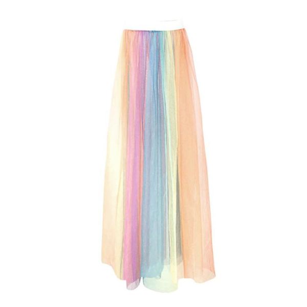 women summer bikini cover up sheer mesh skirts elastic high waist rainbow colorful beachwear holiday long skirt bathing xxl women's swi, White;black
women summer bikini cover up sheer mesh skirts elastic high waist rainbow colorful beachwear holiday long skirt bathing xxl women's swi, White;black