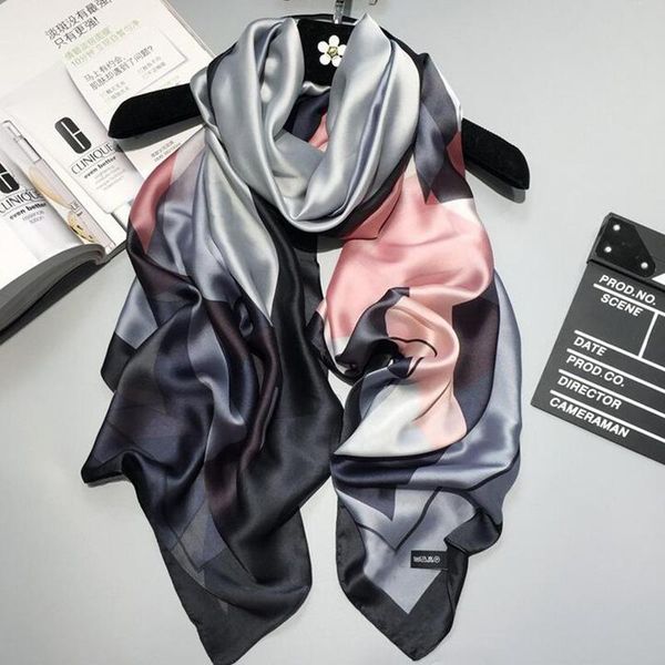 scarves 2021 summer women silk scarf beach hijab shawls and wraps female foulard, Blue;gray
scarves 2021 summer women silk scarf beach hijab shawls and wraps female foulard, Blue;gray