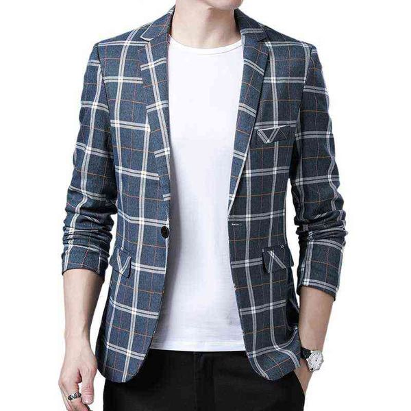 fashion brand men casual blazers autumn men's plaid trend suits coat business wild plaid jacket 211111, White;black
fashion brand men casual blazers autumn men's plaid trend suits coat business wild plaid jacket 211111, White;black