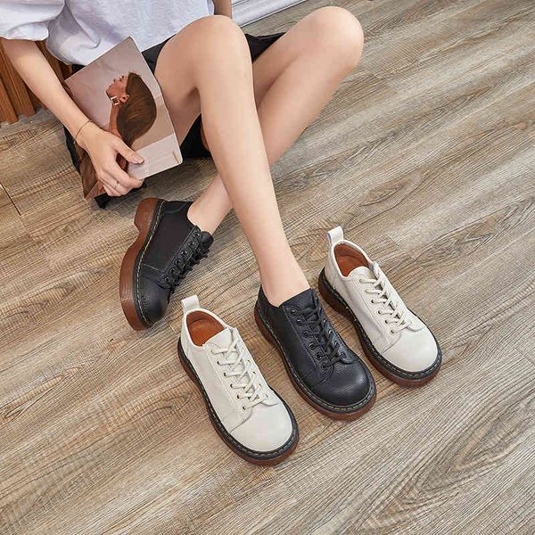 sheii su cool girl ~ martin lace up thick bottom big head small leather women's lefu shoes, Black
sheii su cool girl ~ martin lace up thick bottom big head small leather women's lefu shoes, Black