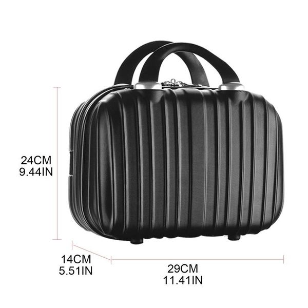 14in cosmetic case luggage small travel portable carrying suitcase for makeup 23ge bags & cases
14in cosmetic case luggage small travel portable carrying suitcase for makeup 23ge bags & cases