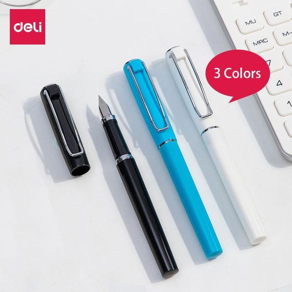 deli fountain pen calligraphy pens erasable blue ink stationery supplies set for student school office business
deli fountain pen calligraphy pens erasable blue ink stationery supplies set for student school office business