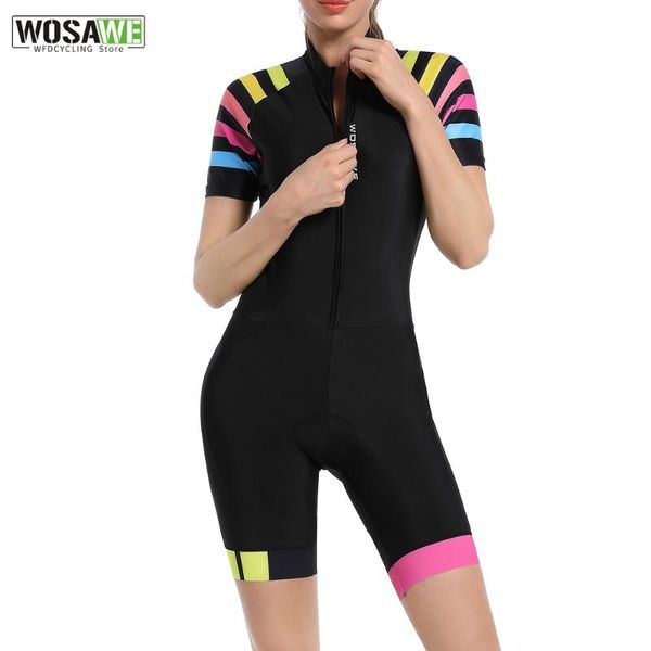 racing sets wosawe pro team triathlon women's cycling jumpsuit bike wear short sleeved jersey tight sprotswear one-piece suit, Black;blue
racing sets wosawe pro team triathlon women's cycling jumpsuit bike wear short sleeved jersey tight sprotswear one-piece suit, Black;blue