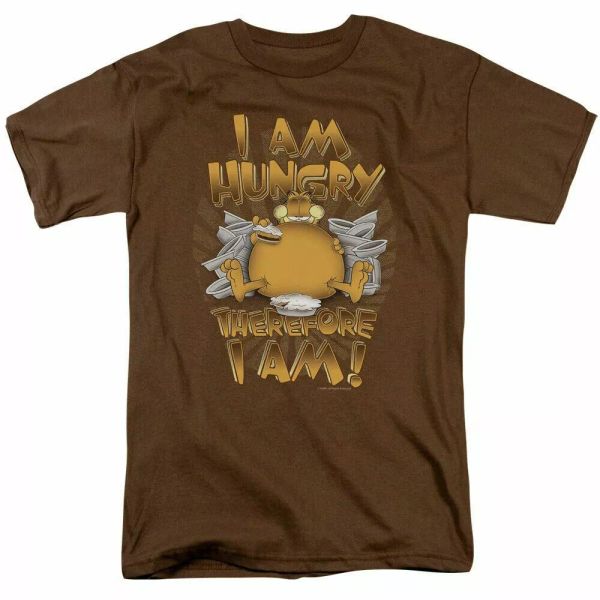 garfield therefore i am t shirt mens licensed cat jim davis comic tee coffee, White;black
garfield therefore i am t shirt mens licensed cat jim davis comic tee coffee, White;black
