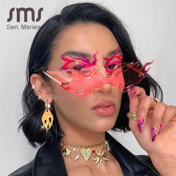 Fashion Great Fire Flame Women 2020 Oversized Random Wave Eyewear Luxe Punk Sunglasses Gafas, Black
Fashion Great Fire Flame Women 2020 Oversized Random Wave Eyewear Luxe Punk Sunglasses Gafas, Black