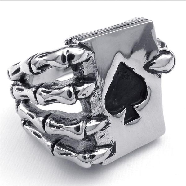 cluster rings fdlk vintage playing card for men gothic skull hand claw poker masonic ring classic cool lovers men's jewelry, Golden;silver
cluster rings fdlk vintage playing card for men gothic skull hand claw poker masonic ring classic cool lovers men's jewelry, Golden;silver