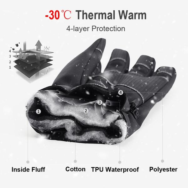waterproof winter cycling gloves windproof outdoor sport ski for bike bicycle scooter motorcycle warm glove christmas, Black
waterproof winter cycling gloves windproof outdoor sport ski for bike bicycle scooter motorcycle warm glove christmas, Black