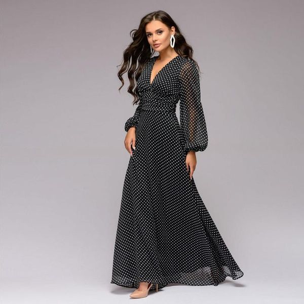 casual dresses boho chic polka dot dress sukienka women v neck long sleeve high waist chiffon summer maxi frocks vintage black, Black;gray
casual dresses boho chic polka dot dress sukienka women v neck long sleeve high waist chiffon summer maxi frocks vintage black, Black;gray