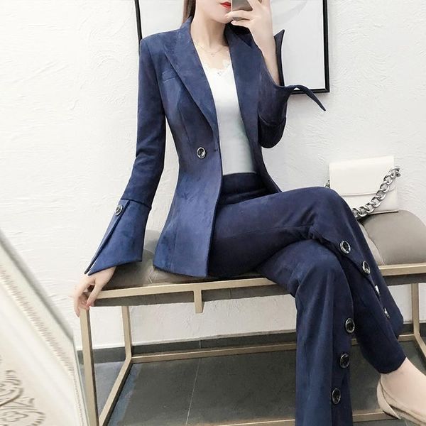 women's suits & blazers slim fashion small suit temperament spring and autumn slimming two-piece pant, White;black
women's suits & blazers slim fashion small suit temperament spring and autumn slimming two-piece pant, White;black