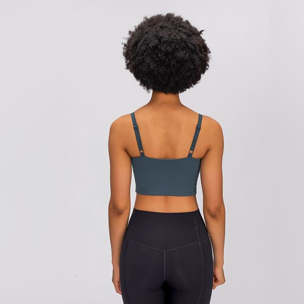 sports bra yoga running tank gym clothes women underwear half-length outer wear with chest pad classic buckle back strap vest, White
sports bra yoga running tank gym clothes women underwear half-length outer wear with chest pad classic buckle back strap vest, White