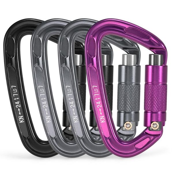 twist locking gate carabiner heavy duty auto lock outdoor d-ring buckle climbing rappelling canyoning hammock cords, slings and webbing
twist locking gate carabiner heavy duty auto lock outdoor d-ring buckle climbing rappelling canyoning hammock cords, slings and webbing