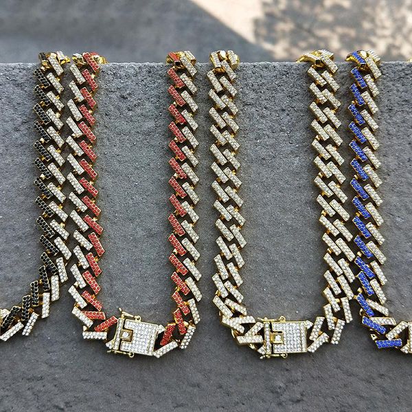 chains hip hop 15mm bling iced zircon out cuban prong chain rhinestone men's necklaces bracelet miami rapper for men jewelry, Silver
chains hip hop 15mm bling iced zircon out cuban prong chain rhinestone men's necklaces bracelet miami rapper for men jewelry, Silver