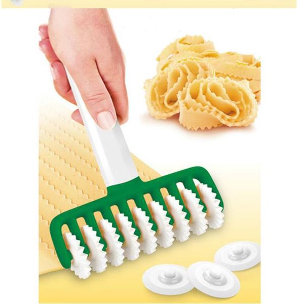 1pc noodles cutter kitchen tool multi function roller dockers dough plastic noodle knife pasta instant maker baking & pastry tools
1pc noodles cutter kitchen tool multi function roller dockers dough plastic noodle knife pasta instant maker baking & pastry tools