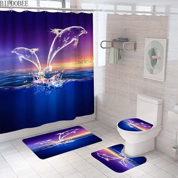 shower curtains 180x180cm dream dolphin waterproof curtain bathroom sets non slip toilet lid cover bath mat rug set home decor
shower curtains 180x180cm dream dolphin waterproof curtain bathroom sets non slip toilet lid cover bath mat rug set home decor