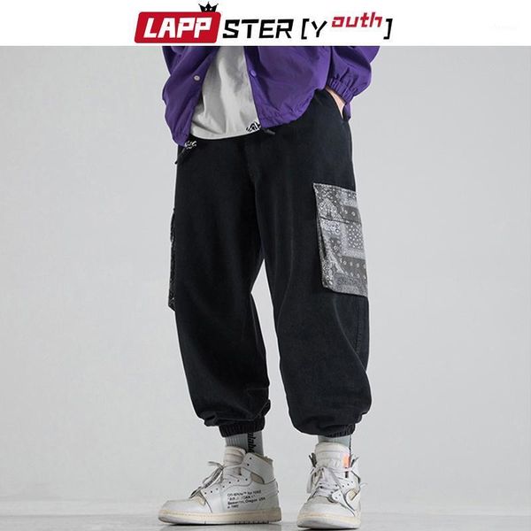 men's pants -youth men patchwork hip hop cargo 2022 spring mens pockets streetwear harajuku sweatpants man vintage joggers 5xl men', Black
men's pants -youth men patchwork hip hop cargo 2022 spring mens pockets streetwear harajuku sweatpants man vintage joggers 5xl men', Black