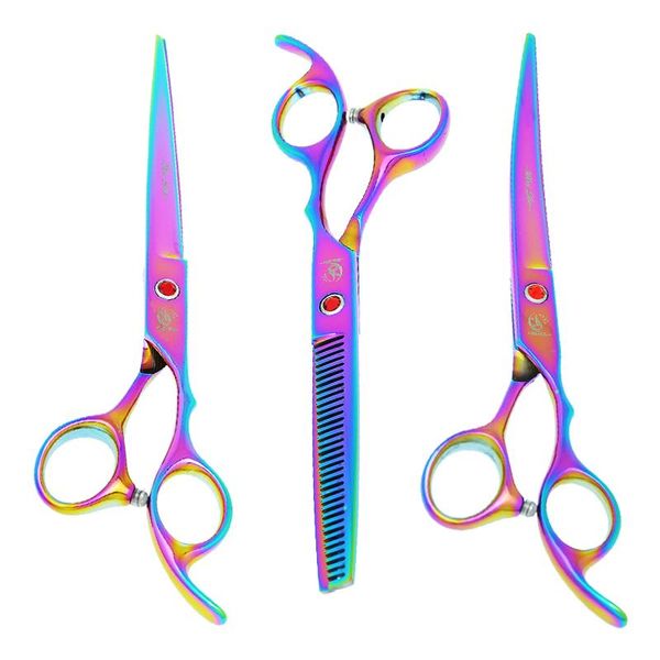 hair scissors 7" professional pet for dog grooming steel 440c animals cutting tijeras 6.5" thinning scissor curved shears b0017a
hair scissors 7" professional pet for dog grooming steel 440c animals cutting tijeras 6.5" thinning scissor curved shears b0017a