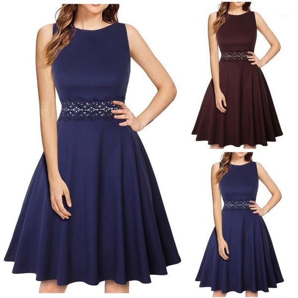 casual dresses fashion women's solid lace tank dress sleeveless o-neck summer for women 2021 vestido de mujer, Black;gray
casual dresses fashion women's solid lace tank dress sleeveless o-neck summer for women 2021 vestido de mujer, Black;gray
