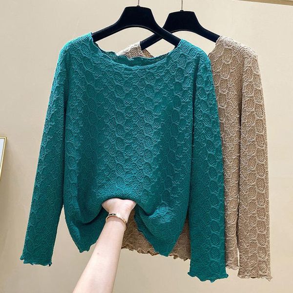 plus size t-shirt knitted tshirt 2021 autumn fashion loose long sleeve basic 100kg female solid color round neck large knit, Black
plus size t-shirt knitted tshirt 2021 autumn fashion loose long sleeve basic 100kg female solid color round neck large knit, Black