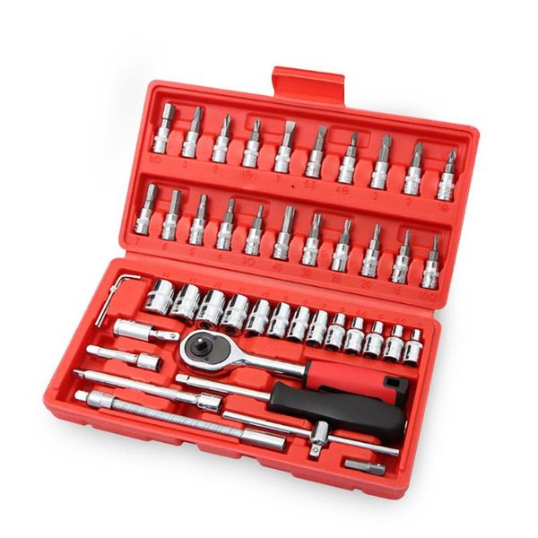 professional hand tool sets 46 pieces socket wrench ratchets mechanics set auto screwdriver extension adapter car universal repairing kit
professional hand tool sets 46 pieces socket wrench ratchets mechanics set auto screwdriver extension adapter car universal repairing kit