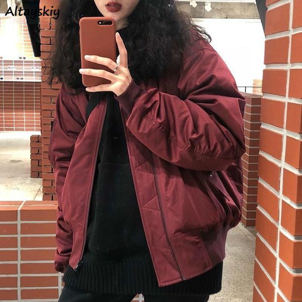 women short style parkas solid retro winter woman coat female all-match loose leisure simple pleated warm chic fashion outwwear women's, Black
women short style parkas solid retro winter woman coat female all-match loose leisure simple pleated warm chic fashion outwwear women's, Black
