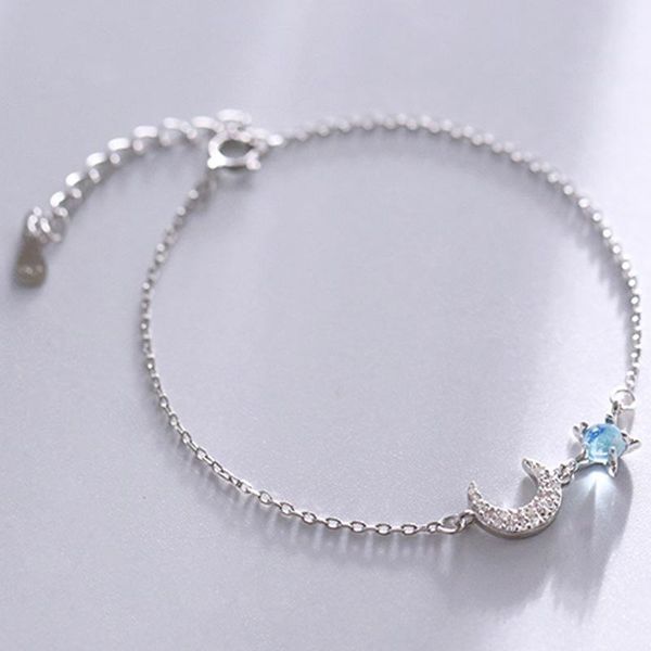 link, chain star moon crystal charm bracelet for women korea creative simple fashion trendy girl student jewelry wholsale boyulige, Black
link, chain star moon crystal charm bracelet for women korea creative simple fashion trendy girl student jewelry wholsale boyulige, Black