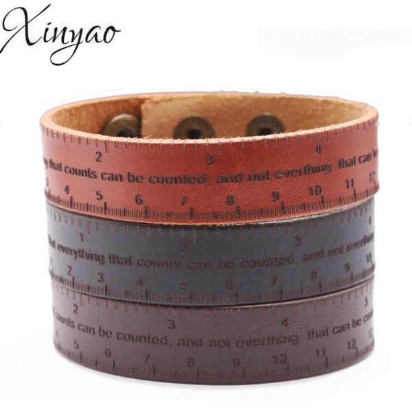 charm bracelets xinyao minimalist wrap genuine leather for man punk bangle jewelry gift f16527, Golden;silver
charm bracelets xinyao minimalist wrap genuine leather for man punk bangle jewelry gift f16527, Golden;silver