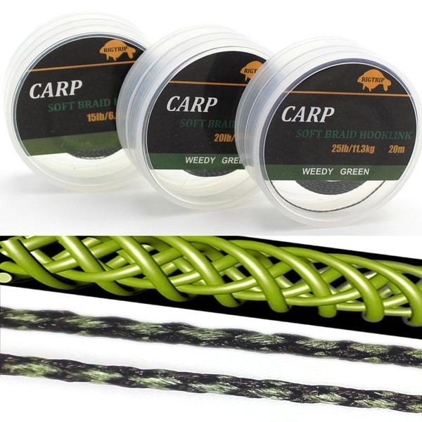 braid line 20m carp fishing soft braided hooklink for hair rig uncoated method feeder accessories
braid line 20m carp fishing soft braided hooklink for hair rig uncoated method feeder accessories
