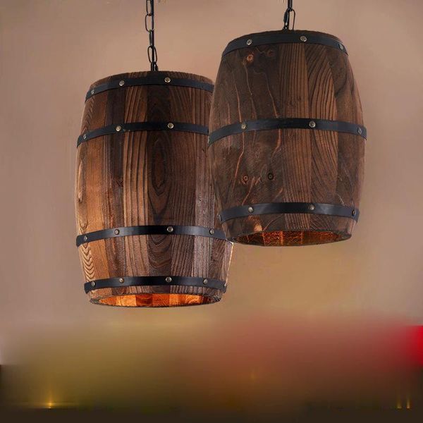 american country industrial style vintage wooden barrel restaurant bar cafe wine decoration solid wood creative pendant lamps
american country industrial style vintage wooden barrel restaurant bar cafe wine decoration solid wood creative pendant lamps