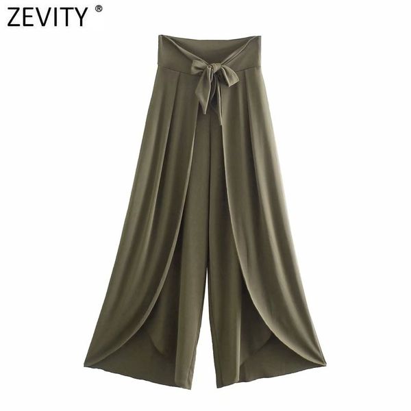 zevity women vintage solid color front bow tied hem irregular wide leg pants retro femme chic ankle length sarong trousers p1013 210419, Black;white
zevity women vintage solid color front bow tied hem irregular wide leg pants retro femme chic ankle length sarong trousers p1013 210419, Black;white