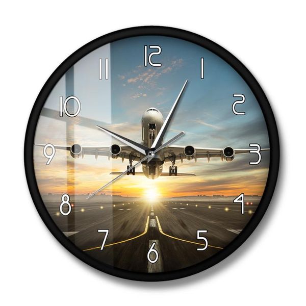 commercial airplane taking of runway in dramatic sunset light modern home decor huge two storeys jetliner wall clock clocks
commercial airplane taking of runway in dramatic sunset light modern home decor huge two storeys jetliner wall clock clocks