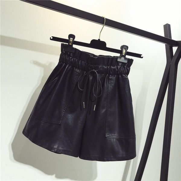 women's shorts high waist shorts, wide leg leather loose, korean, black and sexy, autumn winter, White;black
women's shorts high waist shorts, wide leg leather loose, korean, black and sexy, autumn winter, White;black