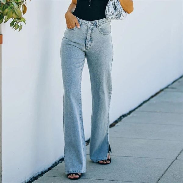 women's jeans woman high waist clothes wide leg streetwear vintage quality 2021 autumn fashion harajuku split fork denim straight pants, Blue
women's jeans woman high waist clothes wide leg streetwear vintage quality 2021 autumn fashion harajuku split fork denim straight pants, Blue