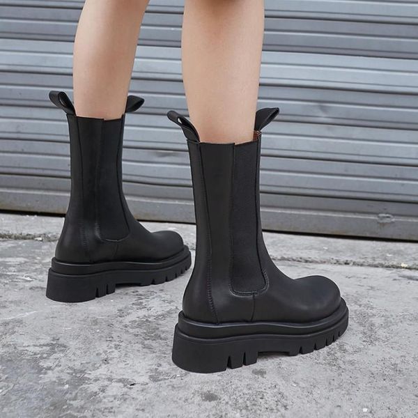 boots red women's elastic sleeve large frosted leather thick bottom net size 42 layer cow middle, Black
boots red women's elastic sleeve large frosted leather thick bottom net size 42 layer cow middle, Black
