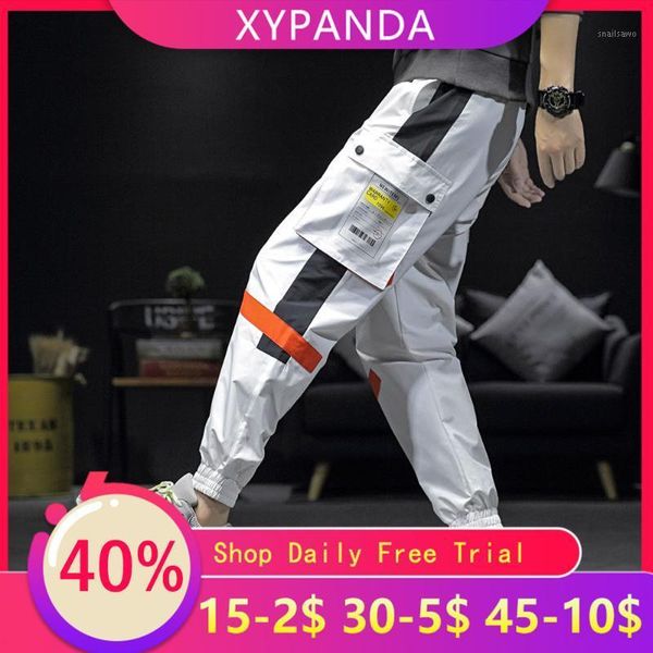 men's pants xypanda casual contrast color trousers matching large size loose street trend hip-hop overalls men, Black
men's pants xypanda casual contrast color trousers matching large size loose street trend hip-hop overalls men, Black