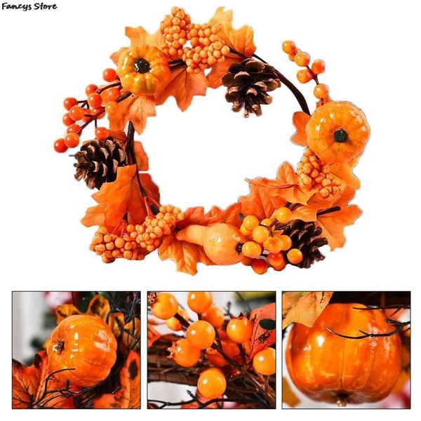 decorative flowers & wreaths halloween autumn garland 35cm pumpkin berry door hanging harvest festival vine ring thanksgiving wreath pendant
decorative flowers & wreaths halloween autumn garland 35cm pumpkin berry door hanging harvest festival vine ring thanksgiving wreath pendant