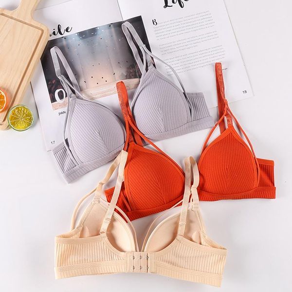 bras threaded cotton underwear women's adjustable ladies bra back breasted comfort intimates lingerie brallete for women ., Red;black
bras threaded cotton underwear women's adjustable ladies bra back breasted comfort intimates lingerie brallete for women ., Red;black