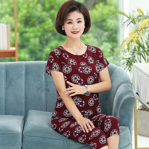 oversize womens sleepwears 3xl 4xl pajamas set spring women 2pcs o neck short sleeve pants sleepwear flower casual home, Black;red
oversize womens sleepwears 3xl 4xl pajamas set spring women 2pcs o neck short sleeve pants sleepwear flower casual home, Black;red