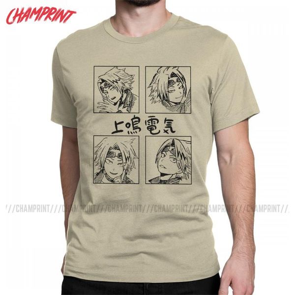 men's t-shirts denki kaminari my hero academia for men anime vintage 100% cotton tee shirt o neck short sleeve t shirts unique clothes, White;black
men's t-shirts denki kaminari my hero academia for men anime vintage 100% cotton tee shirt o neck short sleeve t shirts unique clothes, White;black