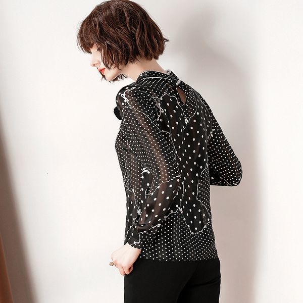 women's blouses & shirts long spring designer of superiors and arco colar de office printing balls shirt labor gfh8, White
women's blouses & shirts long spring designer of superiors and arco colar de office printing balls shirt labor gfh8, White
