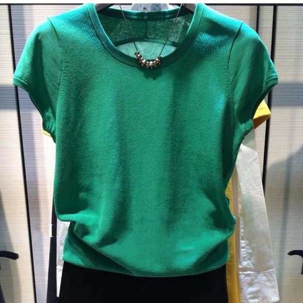 2021 fashion t shirts professional amashite women's summer green ice silk short sleeve, White
2021 fashion t shirts professional amashite women's summer green ice silk short sleeve, White