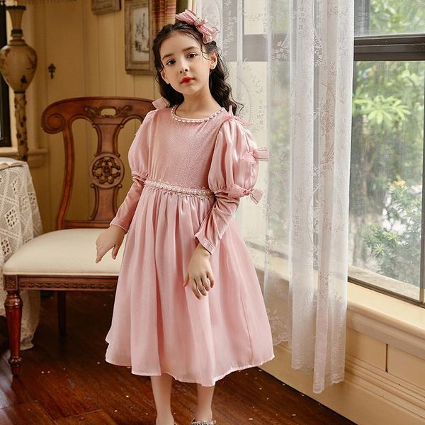 girl's dresses wholesale 2021 fall french style girls' long sleeved princess dress christmas party kids, Red;yellow
girl's dresses wholesale 2021 fall french style girls' long sleeved princess dress christmas party kids, Red;yellow
