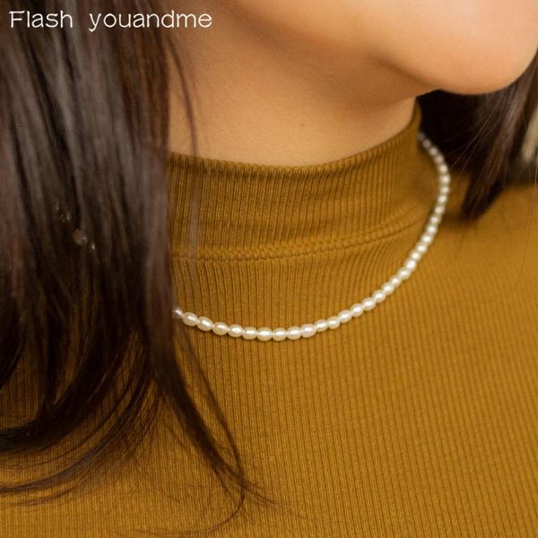 Chains Natural 2mm Pearl Choker Real 925 Sterling Silver Necklace Minimalist Dainty Bridesmaids Gifts Mothers Day Gift
Chains Natural 2mm Pearl Choker Real 925 Sterling Silver Necklace Minimalist Dainty Bridesmaids Gifts Mothers Day Gift