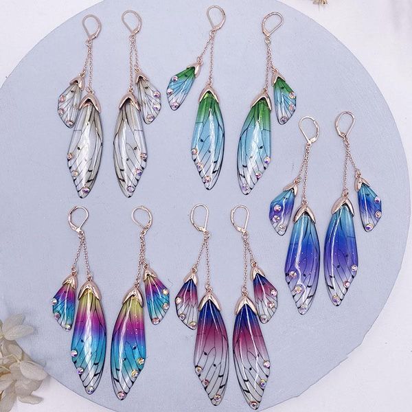dangle & chandelier simulation wing double handmade crystal earring foil butterfly drop, Silver
dangle & chandelier simulation wing double handmade crystal earring foil butterfly drop, Silver